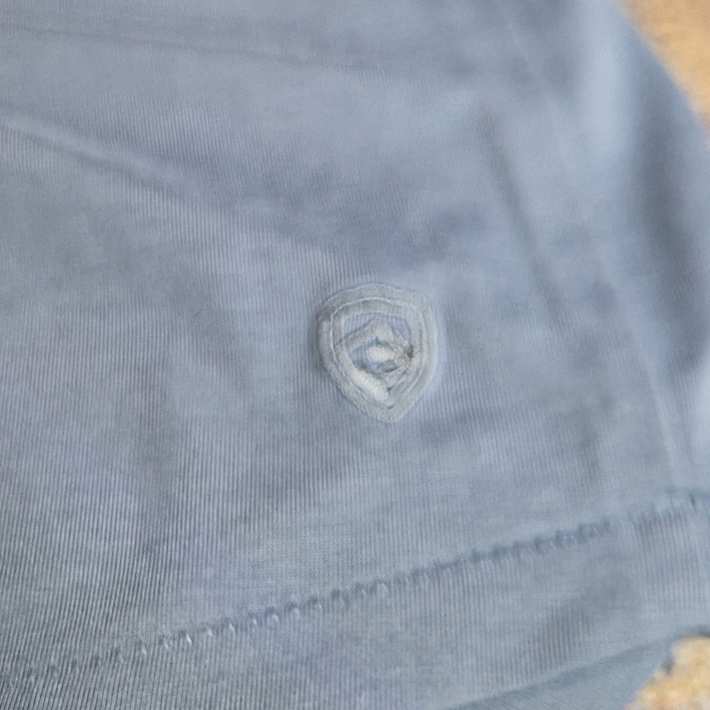 Kuhl Vega Blue V-Neck Tank Top Small Soft‎ 100% Organic Cotton Sustainable GOTS - Picture 4 of 10